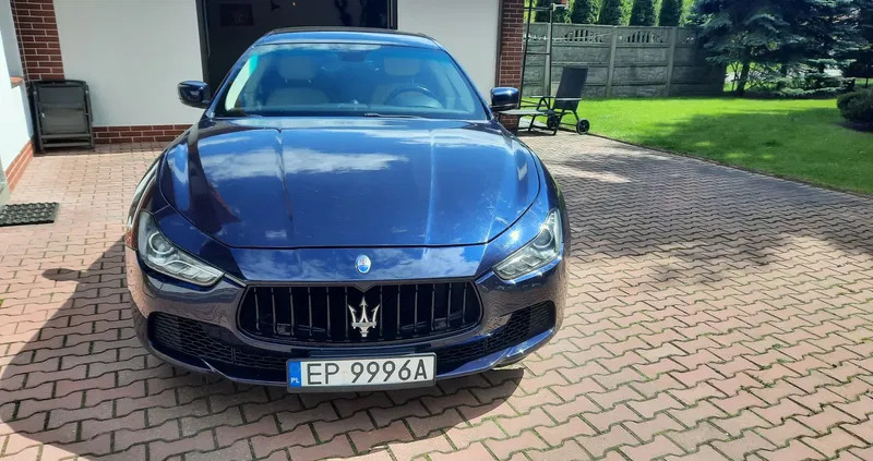 łódzkie Maserati Ghibli cena 112000 przebieg: 153200, rok produkcji 2014 z Sulechów